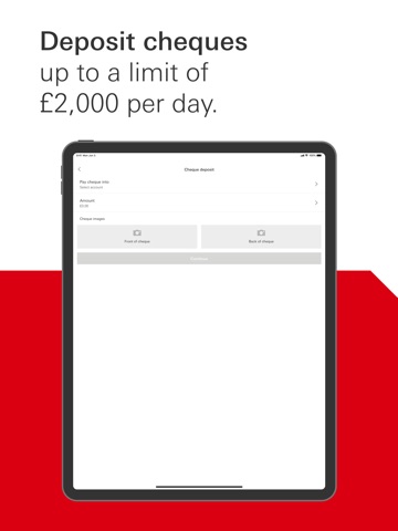 HSBC UK Mobile Banking iPad screenshot 7