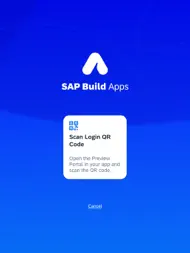 SAP Build Apps Preview ipad bilder 1