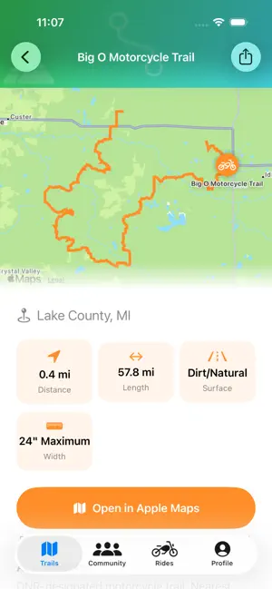 MI Dirtbike Trails screenshot 2