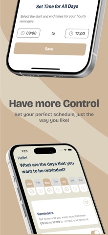 Posturely - Posture Reminder Screenshot 4 of 5