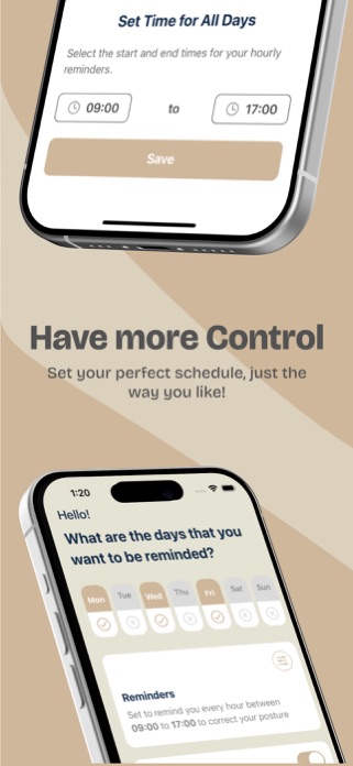Posturely - Posture Reminder Screenshot 4 of 5