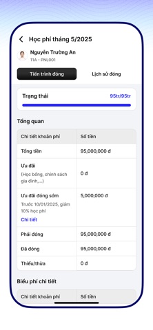 Meyschool - Phụ huynh screenshot