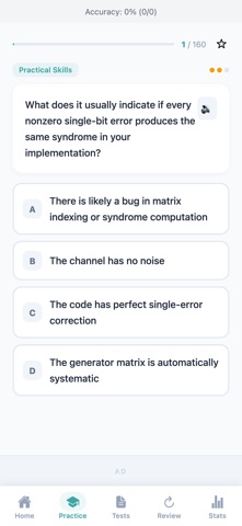 Error Correcting Codes iPhone screenshot