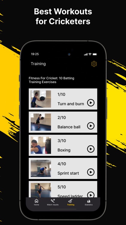 Cricket: Training Workouts App