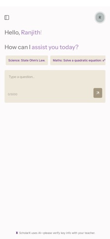 ScholarX screenshot