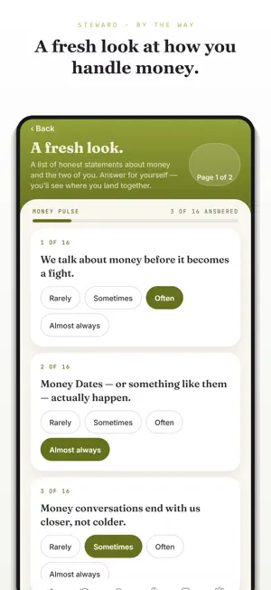 Steward — Couples Money Talks screenshot 2