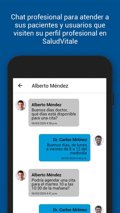 Screenshot #3 pour SaludVitale Doctor