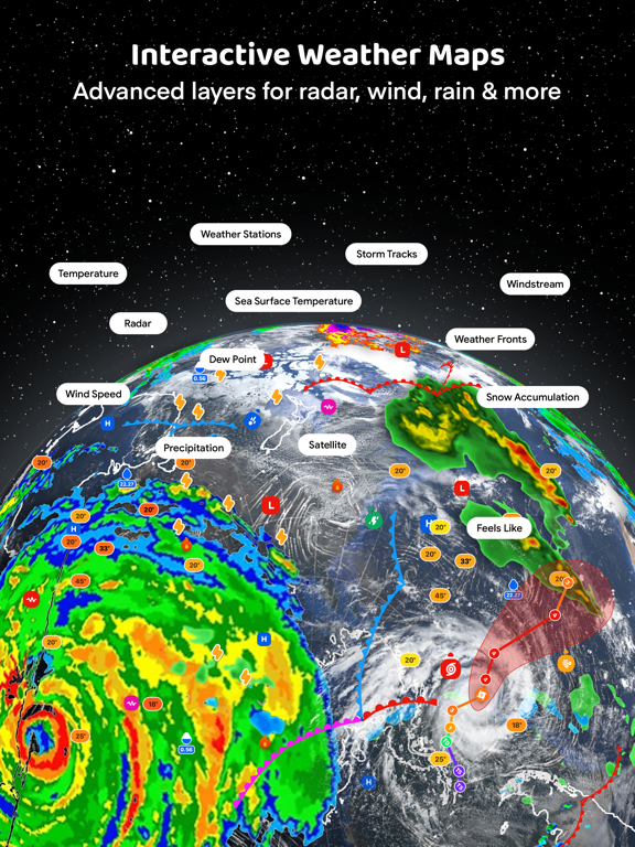 Weather Mate - NOAA Radar Maps iPad screenshot 9 - Weather app