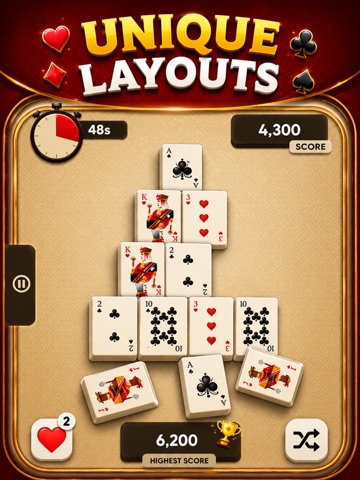 Card Mahjong Puzzle iPad screenshot