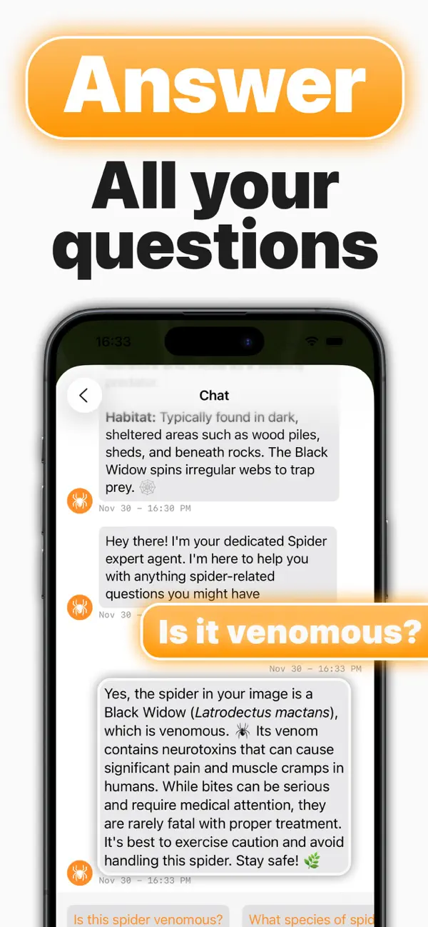 #2. Spider Identifier ° (iOS) By: Leonardo Estremadoyro