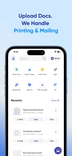 Document Mail: Scan & Send screenshot 2