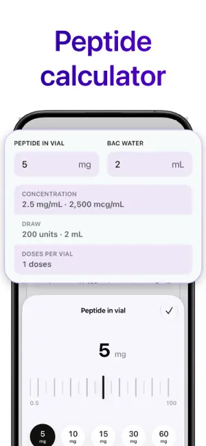Vital - Track Peptide & GLP-1 screenshot 3