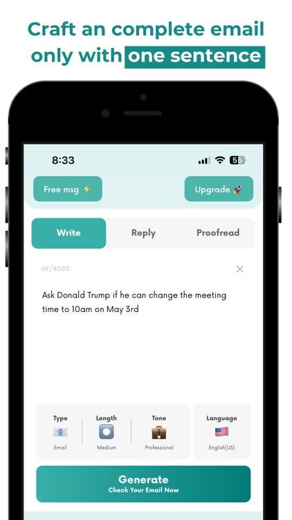 ASAP - AI Email with ChatGPT