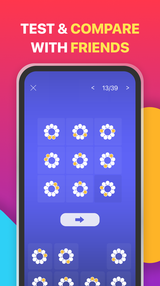 #5. IQ Test: Fun Intelligence Quiz (iOS) By: Sharply Labs