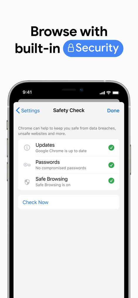 Google Chrome - Enhanced Security Check