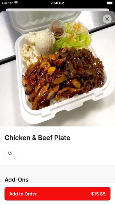 Don's Teriyaki Grill iPhone screenshot 3 - Food & Drink app