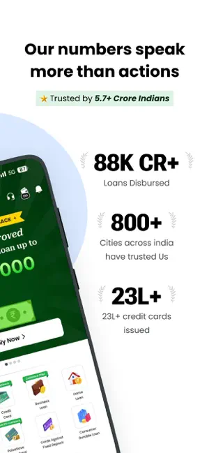 Paisabazaar:Credit Score, Loan iPhone screenshot 1