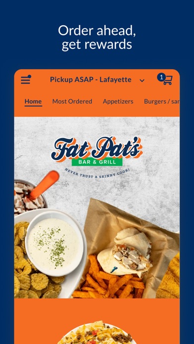 Fat Pat's iPhone screenshot 1 - Food & Drink app