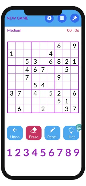 Classic Sudoku Brain Puzzle screenshot 4
