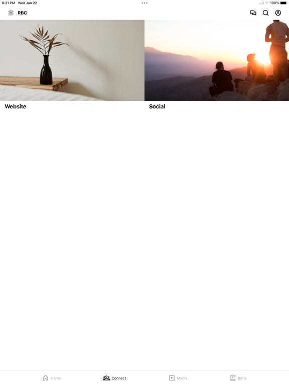 Rooted Bible Church iPad screenshot 2 - Education app