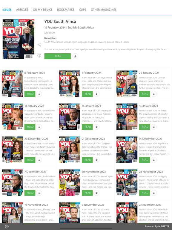 YOU South Africa iPad app afbeelding 1