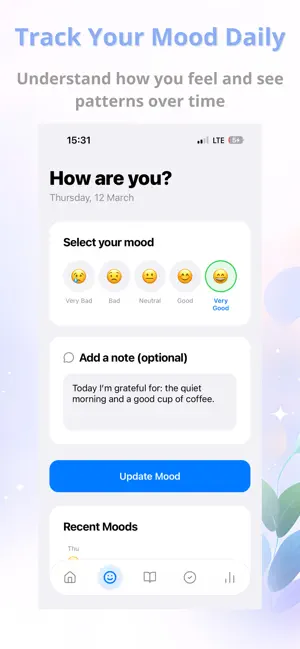 Mindful Journal: Mood & Habits screenshot 2