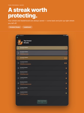 Fiz Trivia iPad screenshot