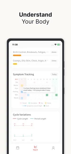 RedTime: Simple Period Tracker screenshot 3