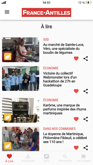FA Mqe Actu iPhone screenshot 5 - News app