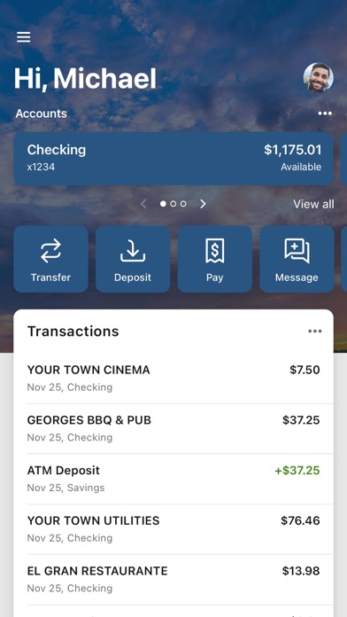 Screenshot 1 of South Coast Bank App