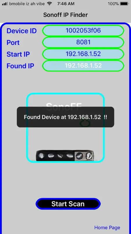 Sonoff IP Finder screenshot 2 of 2