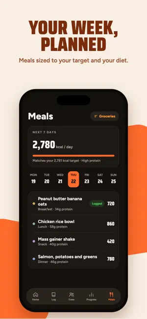 GAINR: Bulk Calorie Tracker screenshot 4