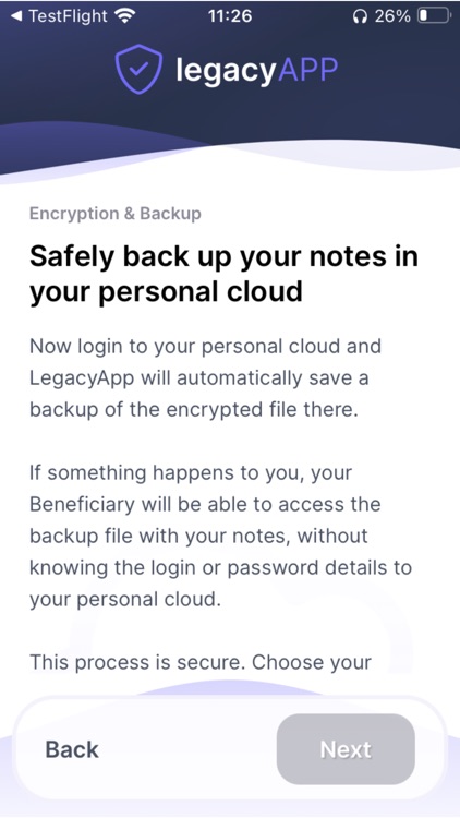 LegacyApp: Safe Notes & Vault screenshot-6