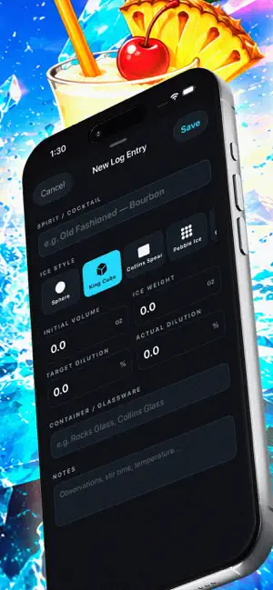 IF: Ice & Fluid Log iPhone screenshot 4