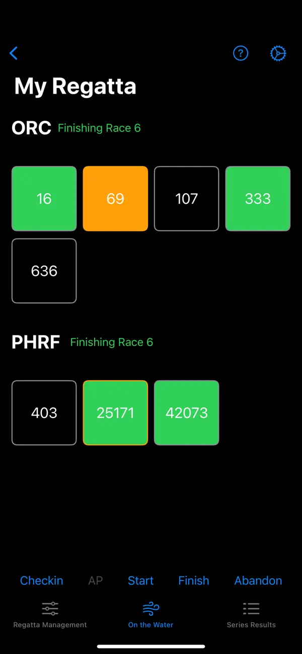 Screenshot #3 pour Regatta Score
