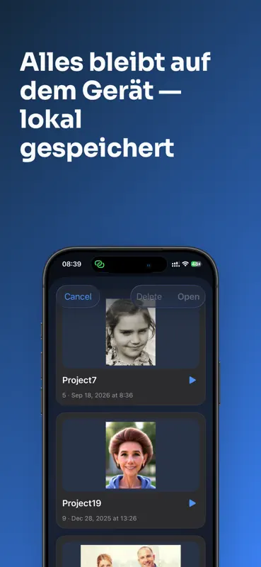 Face Video Morph Animator HD screenshot 4 of 6