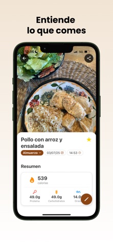 NutrIA – Come Mejor Cada Día iPhone screenshot