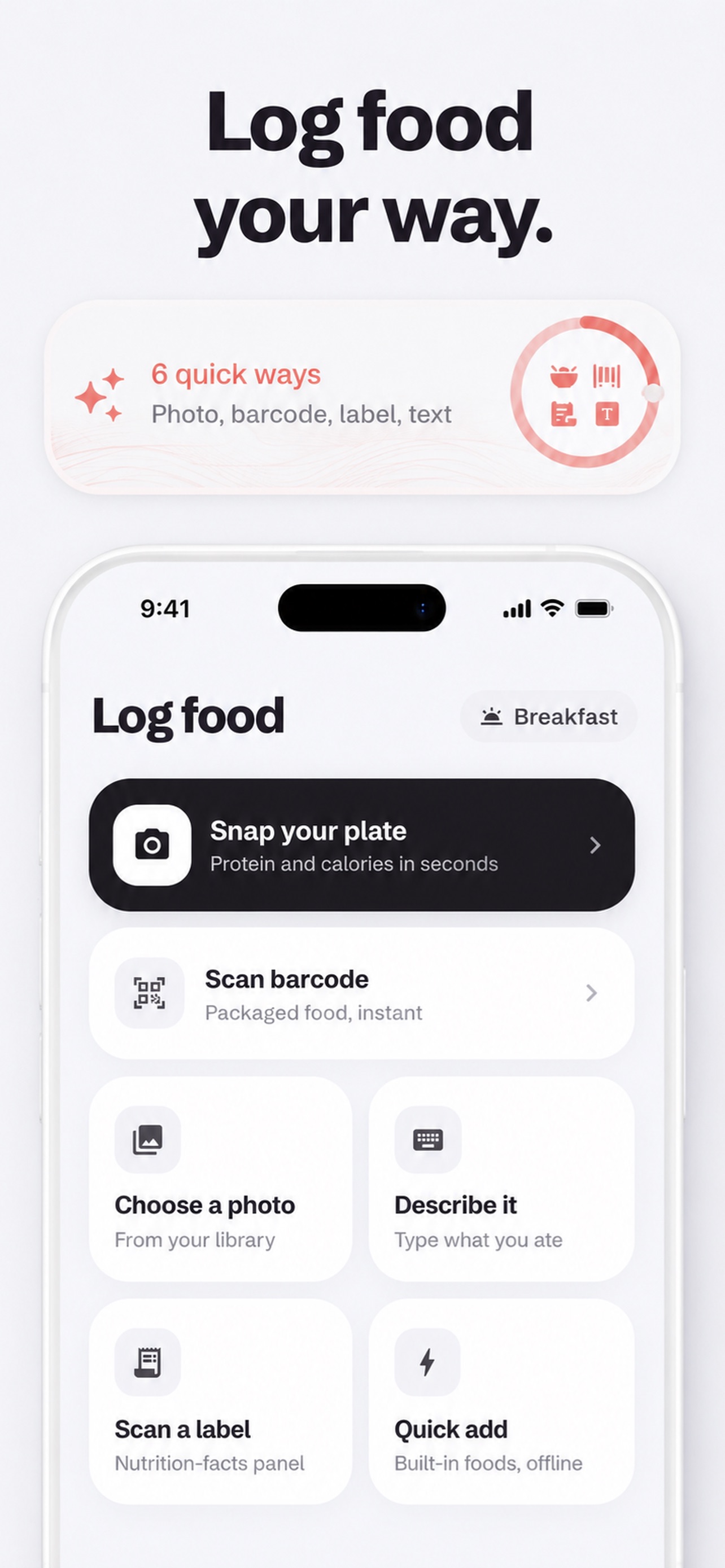 Screenshot 3 of Protein Tracker & Counter AI