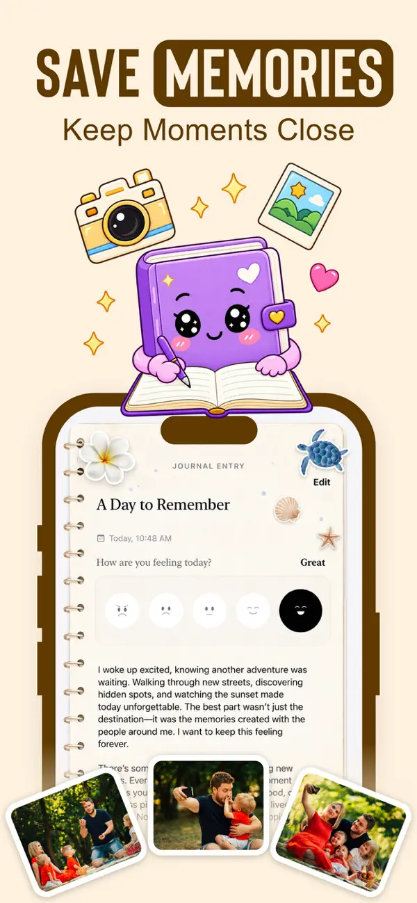 Screenshot #2 pour Journal Diary