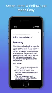 voice notes ai iphone screenshot 4