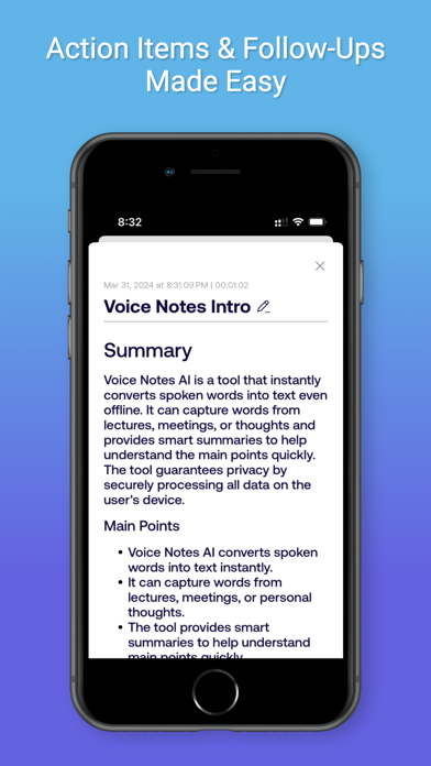 Voice Notes AI Live Transcribeのおすすめ画像4