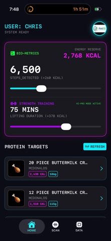 FastFit: Food Recommendations screenshot