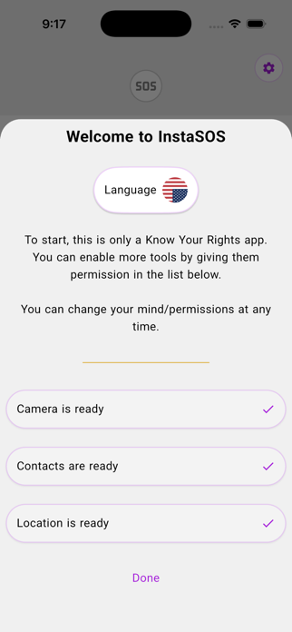 InstaSOS Screenshot 1 of 8