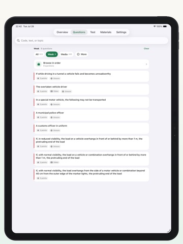 Czech Driving Test 2026 iPad screenshot