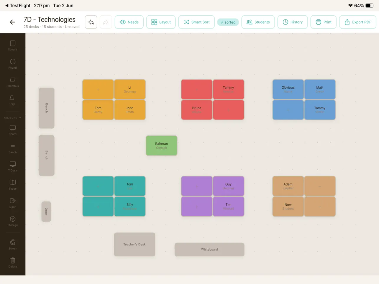 Screenshot #6 pour Seating Plan