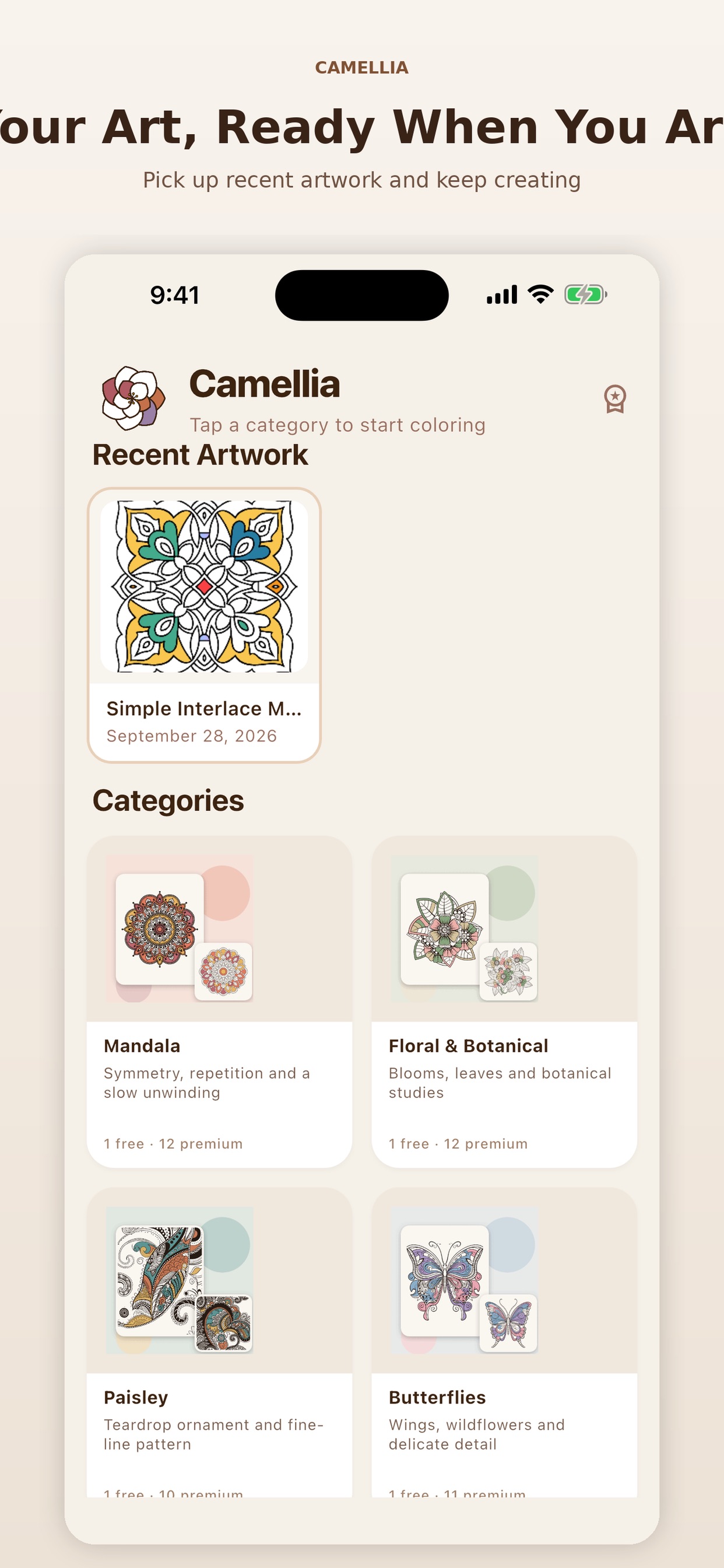 Screenshot 5 of Camellia: Coloring Book