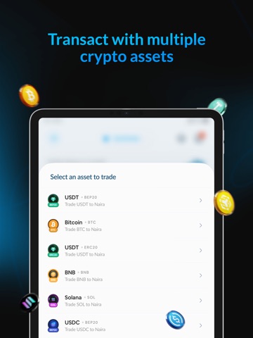 Vent: Crypto to Cash Wallet iPad screenshot