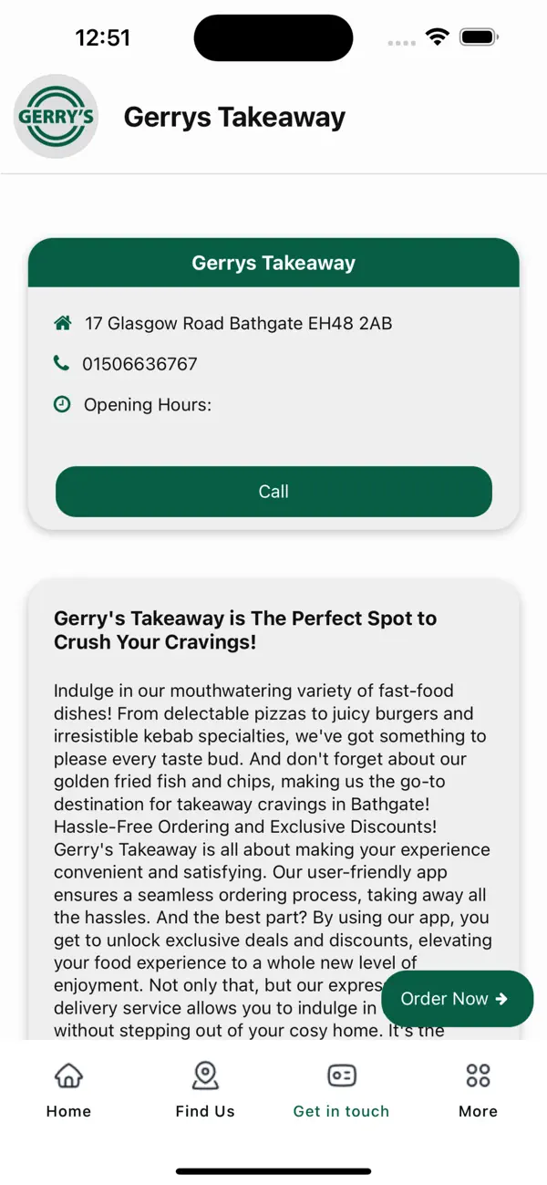 Screenshot #3 pour Gerry's Takeaway