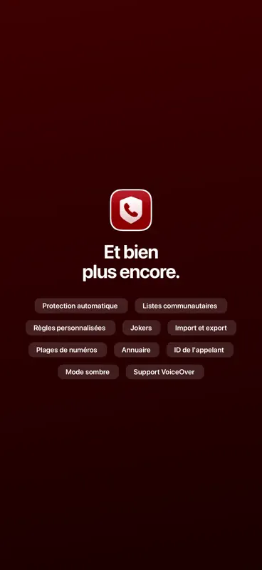 Begone: Blocage spam appel screenshot 8 of 8