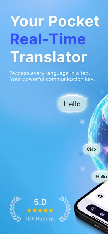 GoTranslator: 音声翻訳 screenshot 1 of 6